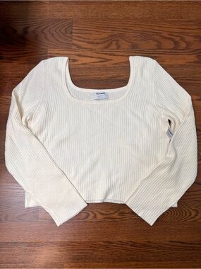 Old Navy Crop Square Neck Sweater size XL